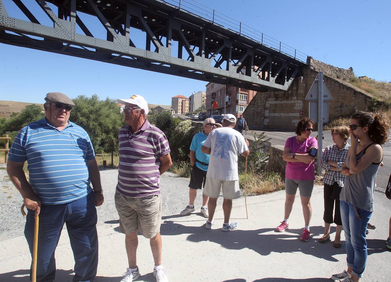 Inauguración del primer tramo de la Vía Verde Valle del Eresma que enlaza Segovia y Yanguas