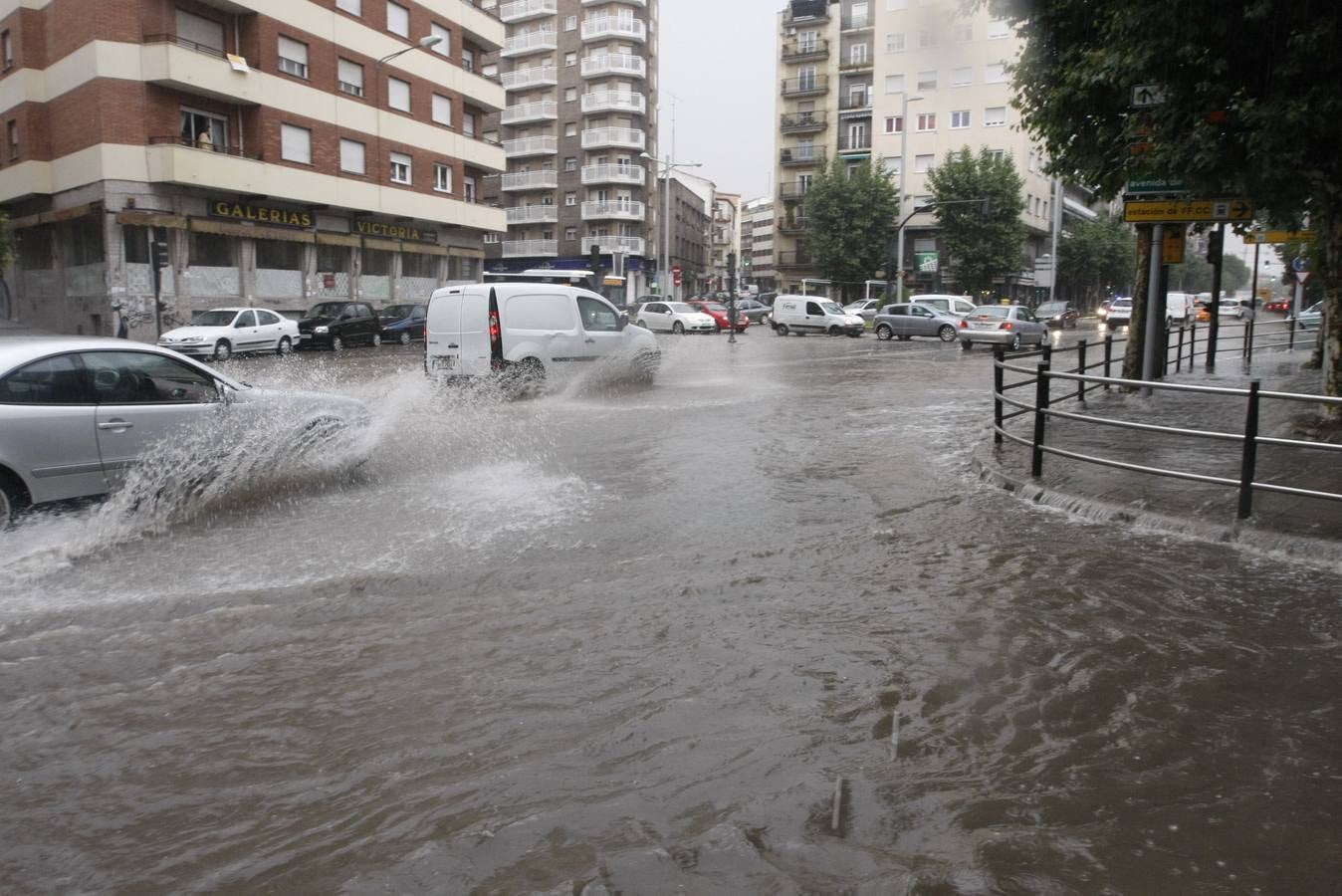 Espectacular tormenta en Salamanca