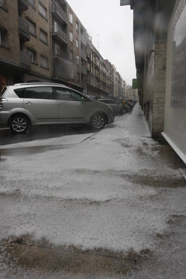 Espectacular tormenta en Salamanca