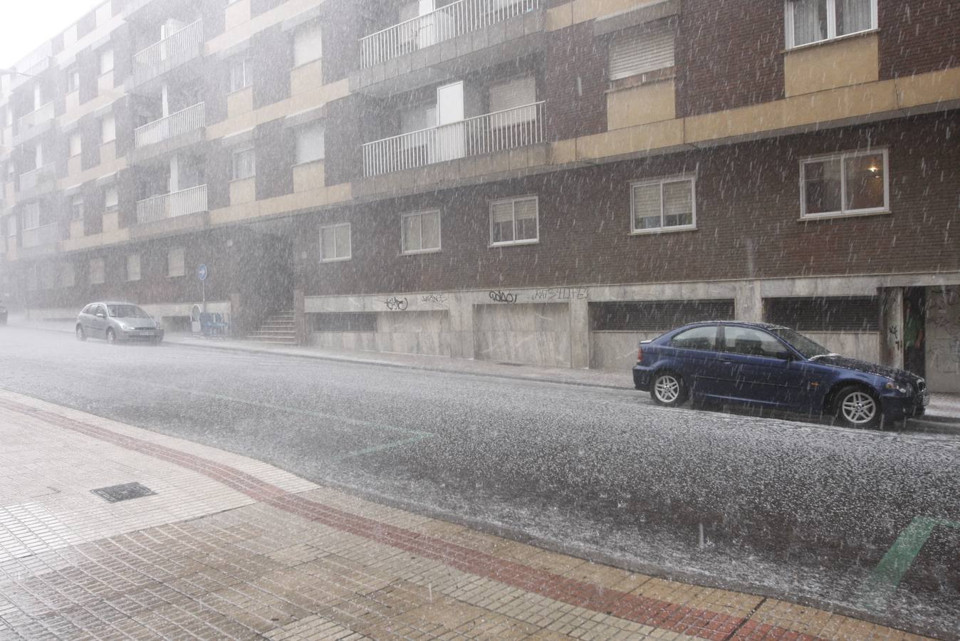 Espectacular tormenta en Salamanca