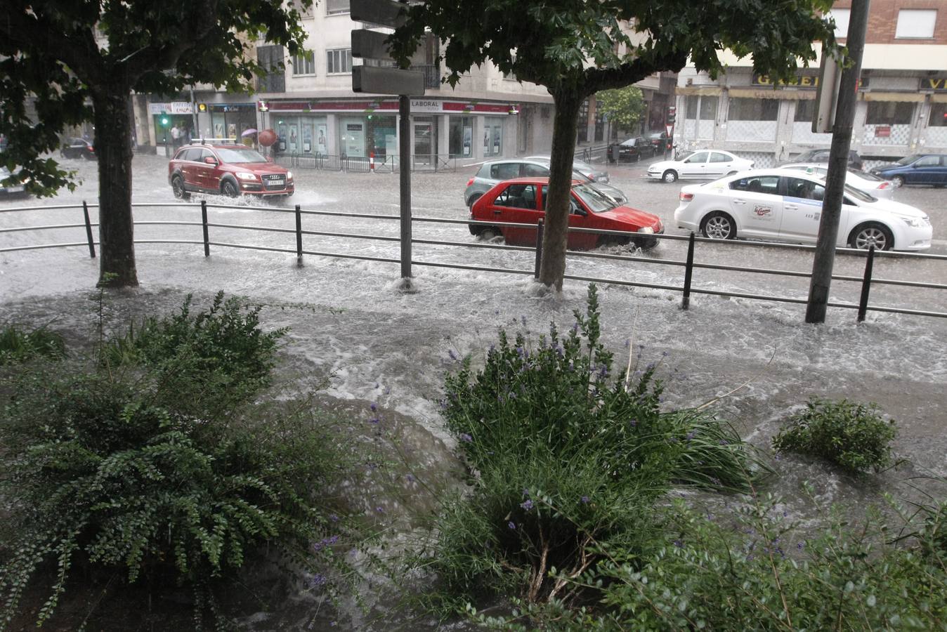 Espectacular tormenta en Salamanca