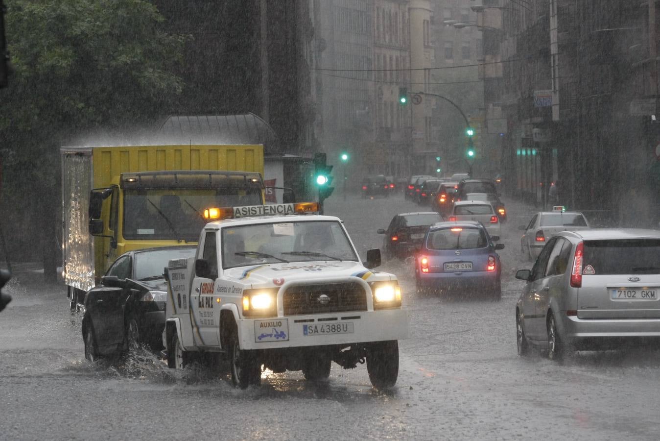 Espectacular tormenta en Salamanca