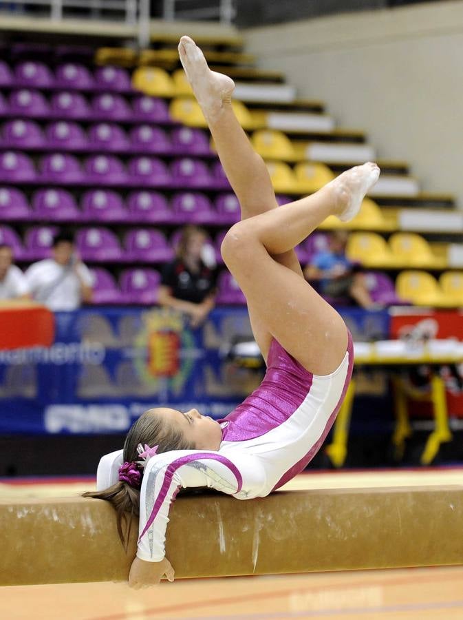 Segunda jornada del Campeonato de España de Gimnasia Artística en el pabellón Pisuerga de Valladolid