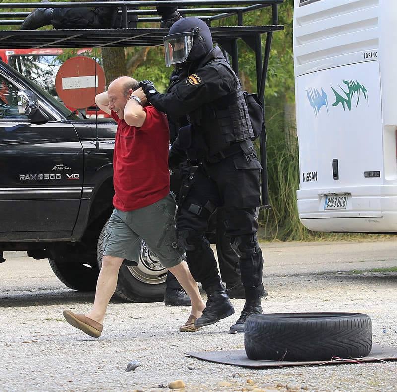 Exhibición del GEO de la Policía Nacional en Carrión de los Condes. Palencia