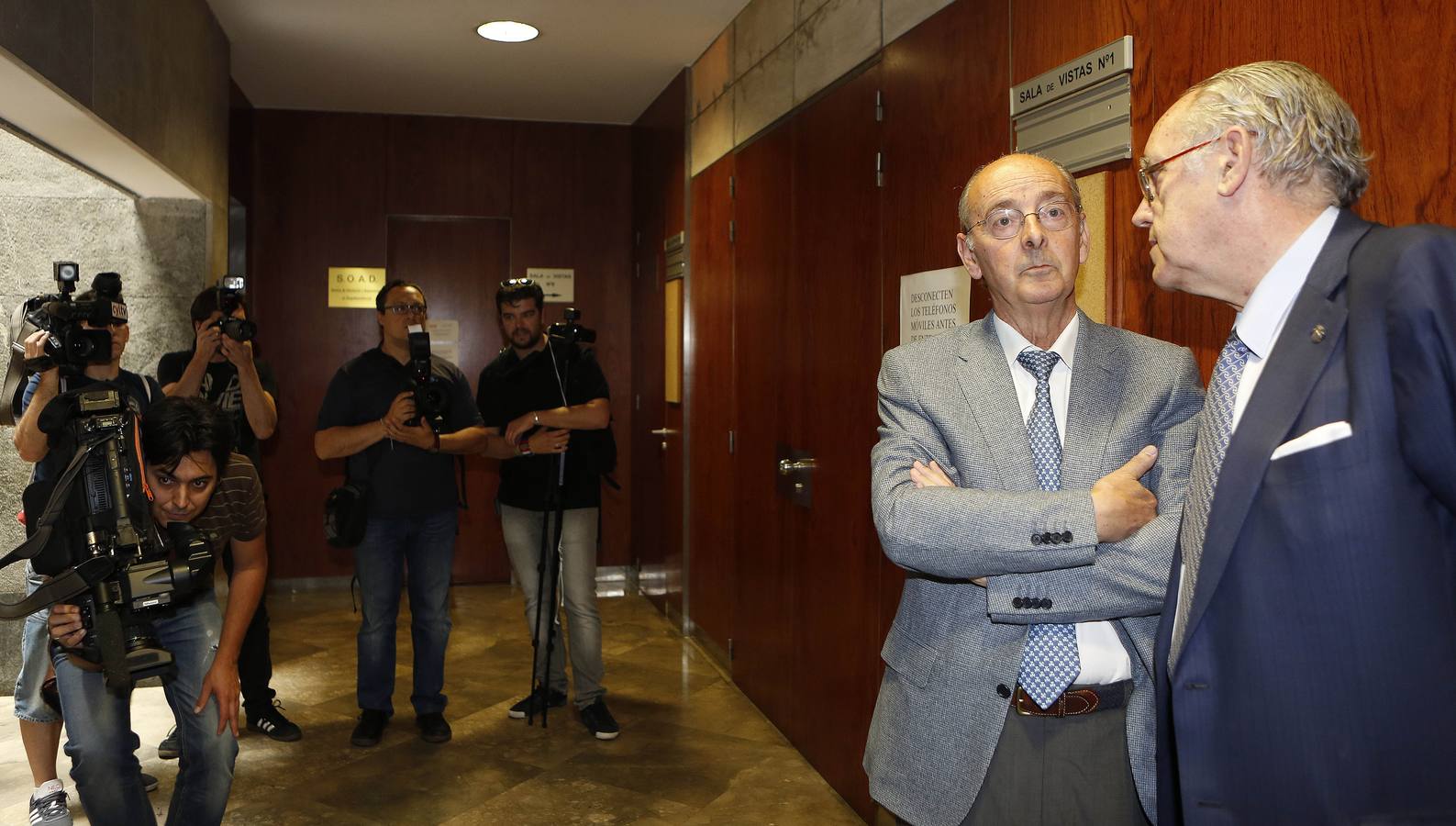 El exjefe de Mantenimiento del Ayuntamiento de Valladolid, Luis Alberto Samaniego, declara en el juzgado