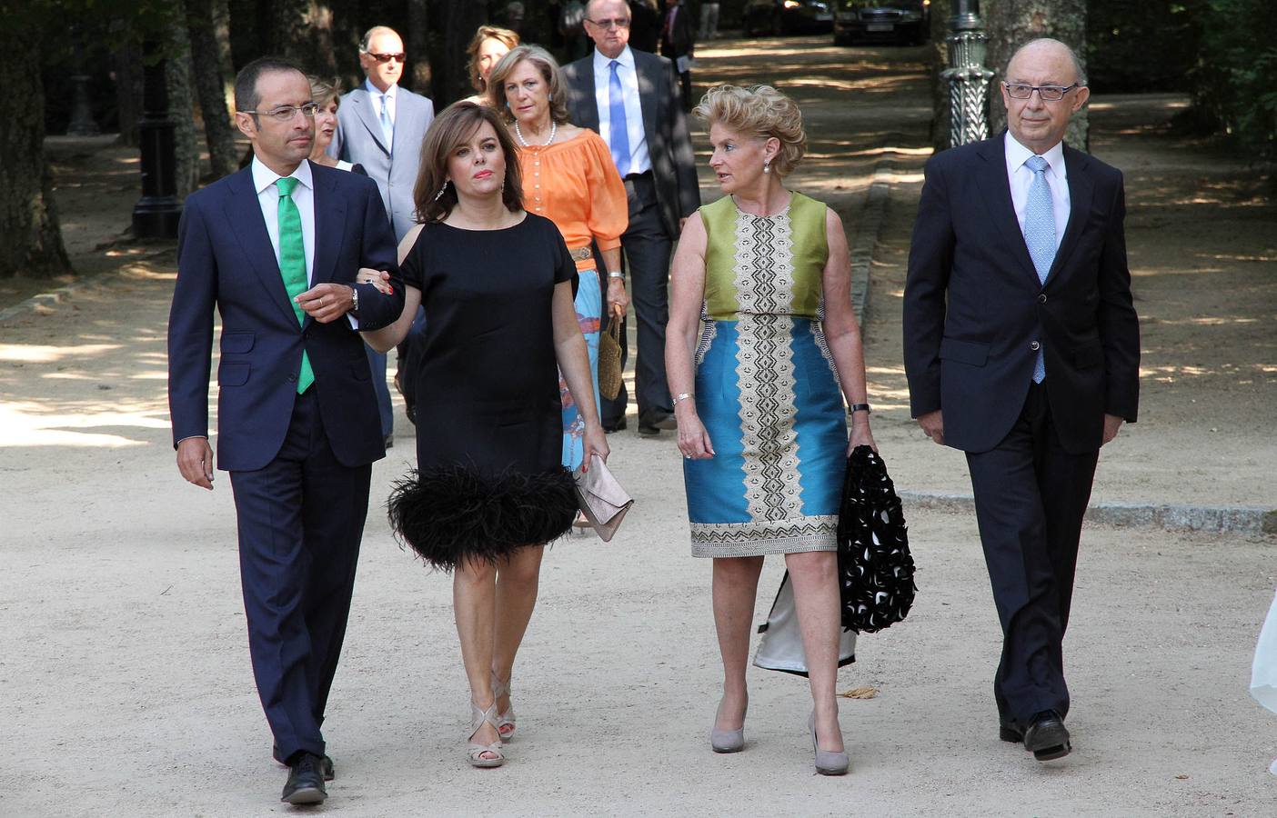 Boda de la hija de De Guindos en La Granja de San Ildefonso de Segovia