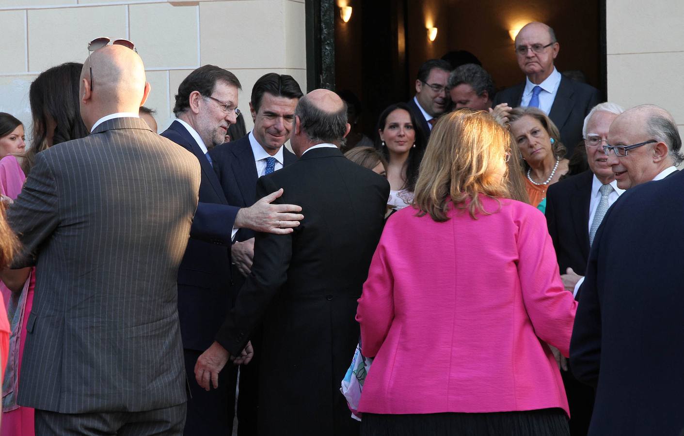 Boda de la hija de De Guindos en La Granja de San Ildefonso de Segovia