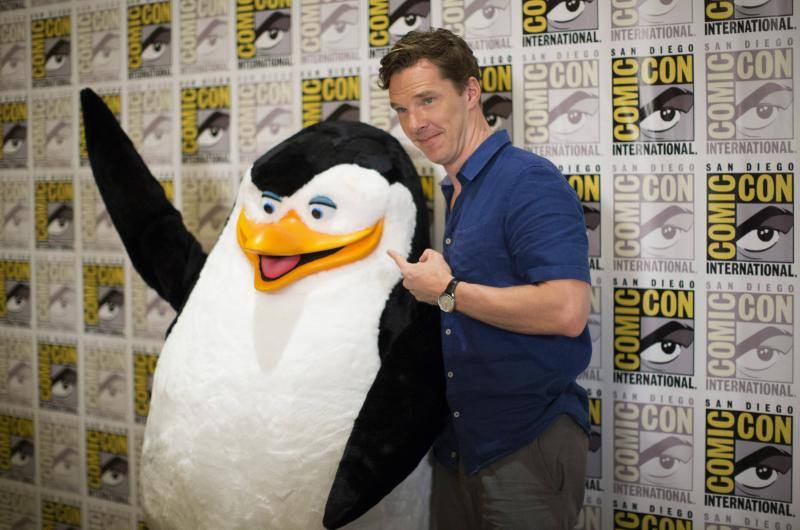 Benedict Cumberbatch pone voz a 'Classified' en la película Pingüinos de Madagascar