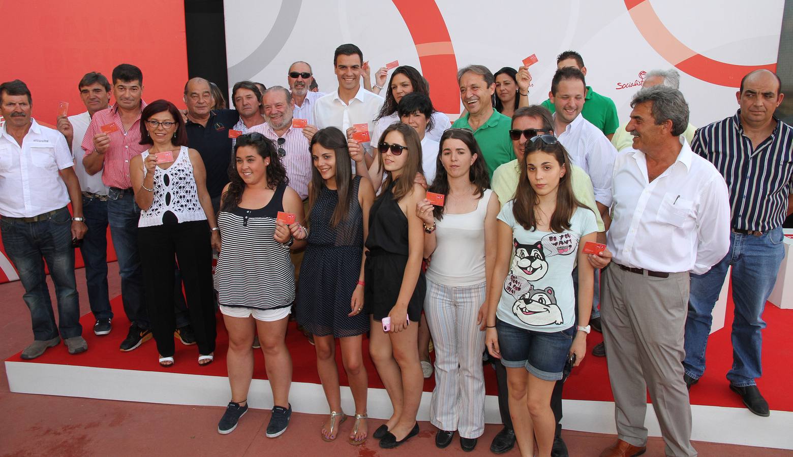 El secretario general del PSOE Pedro Sánchez, en Grajera (Segovia)