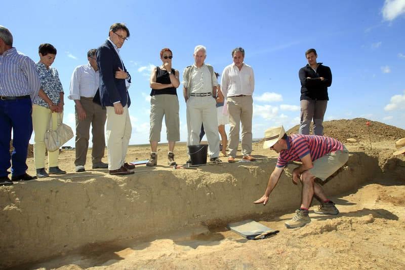 Visita al yacimiento arqueológico de Dessobriga en Osorno (Palencia)