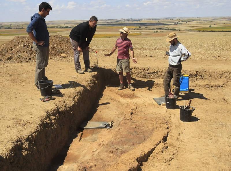 Visita al yacimiento arqueológico de Dessobriga en Osorno (Palencia)