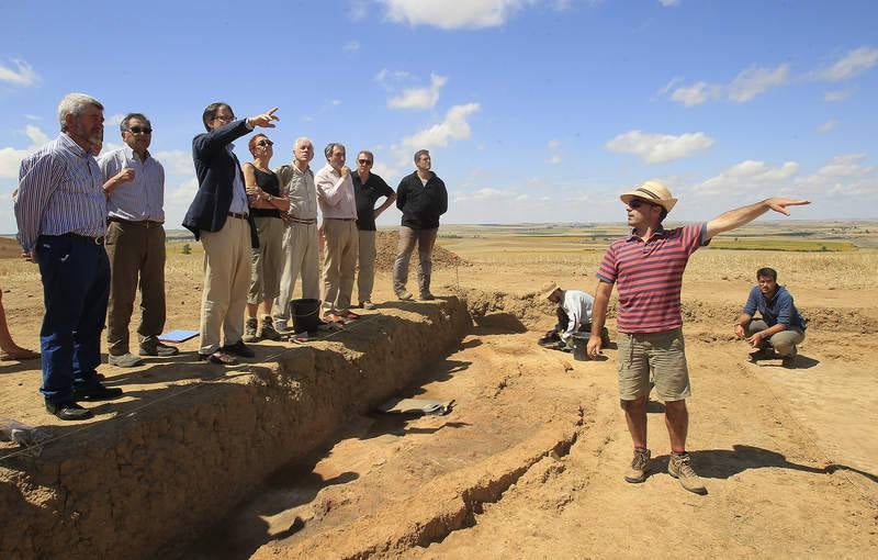 Visita al yacimiento arqueológico de Dessobriga en Osorno (Palencia)