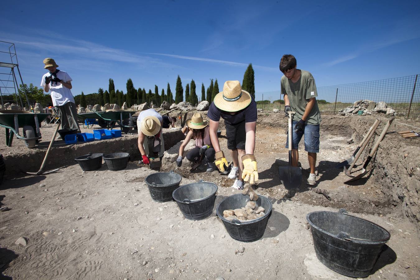 Yacimiento arqueológico de Pintia en Padilla de Duero (Valladolid)