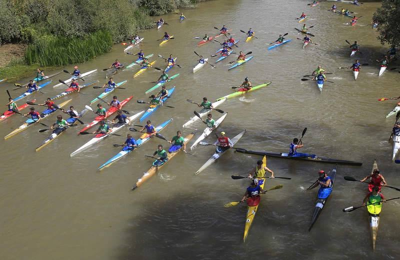 Descenso del Pisuerga en Alar del Rey (Palencia)