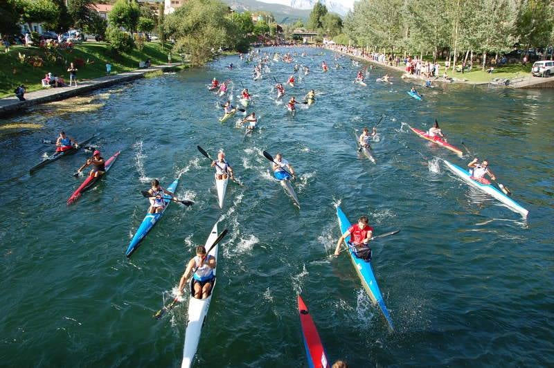 Descenso del Río Carrión en Velilla (Palencia)