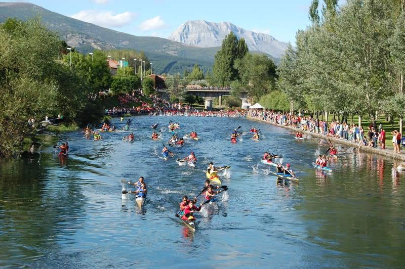 Descenso del Río Carrión en Velilla (Palencia)