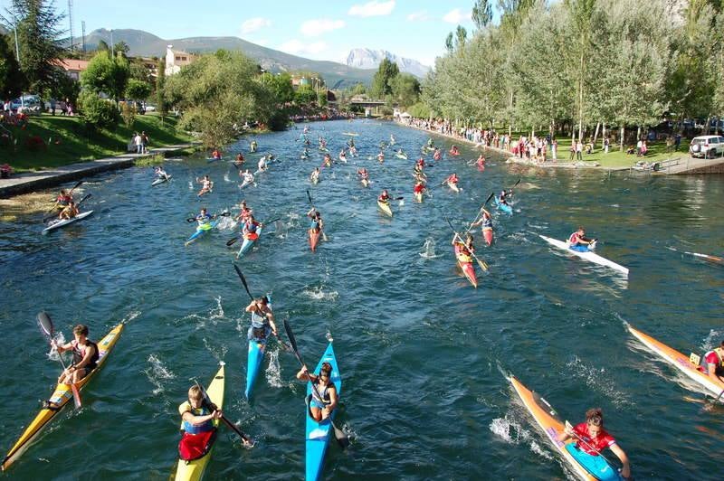 Descenso del Río Carrión en Velilla (Palencia)