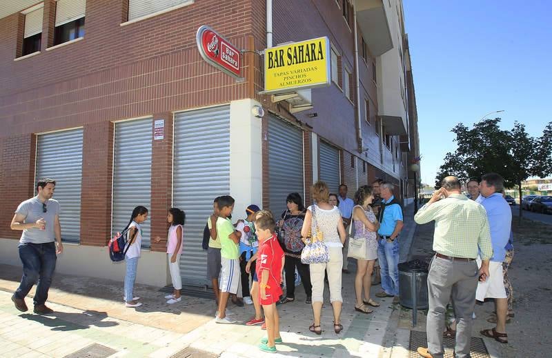 Despedida de niños saharauis en Palencia