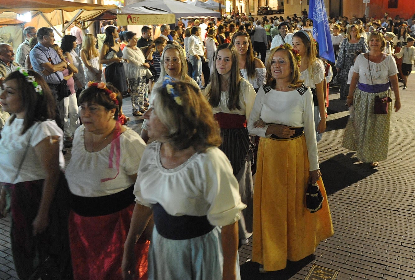 Recreación de la llegada de Padilla, Bravo y Zapata a Medina del Campo