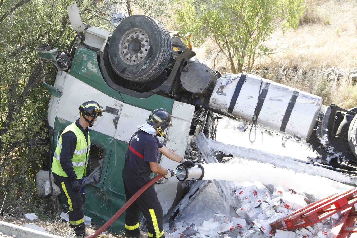 Accidente en la N-122