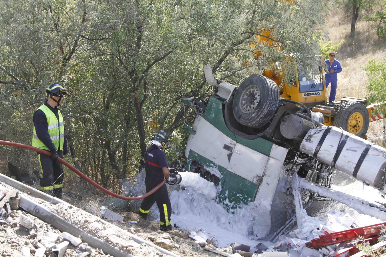 Accidente en la N-122