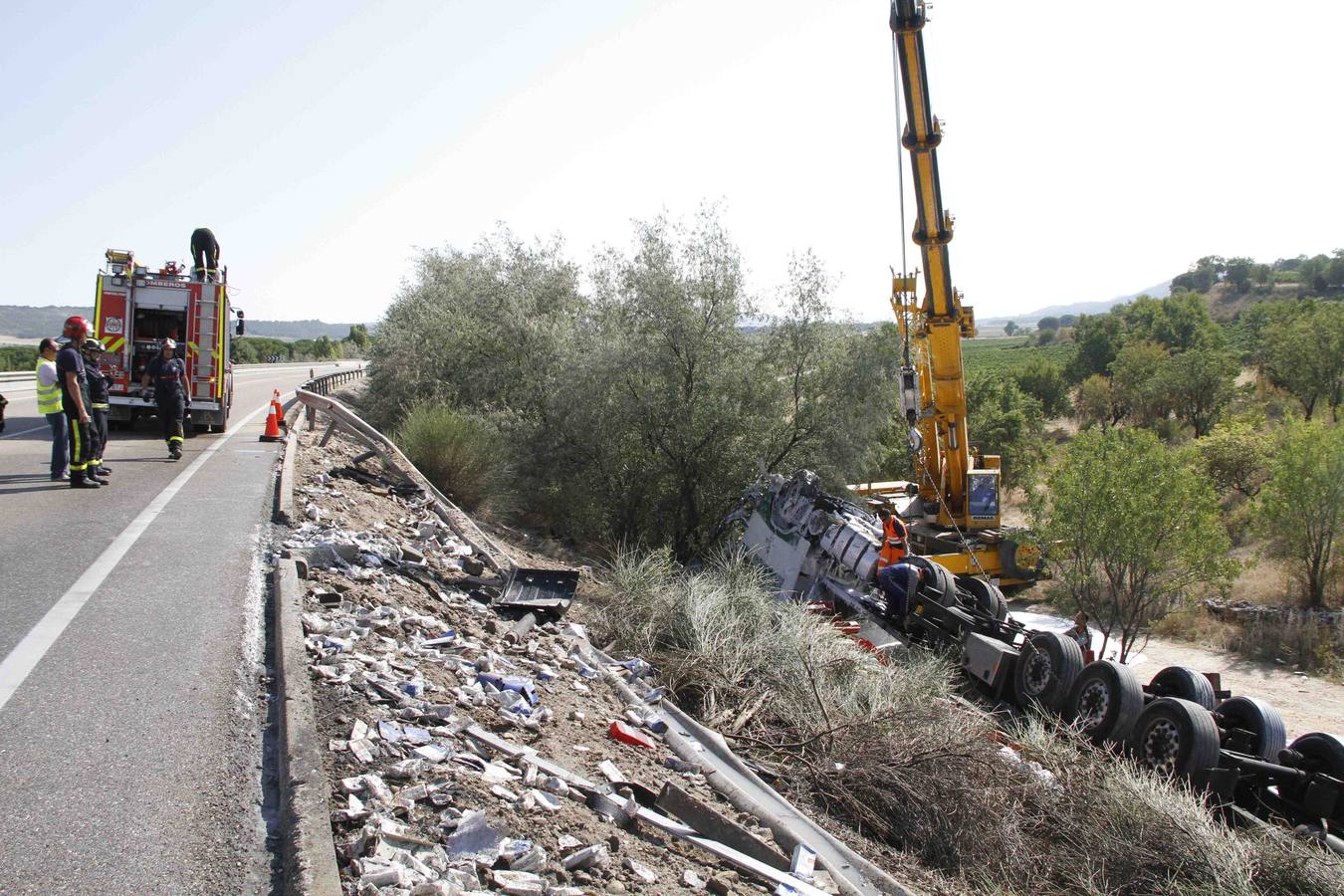 Accidente en la N-122