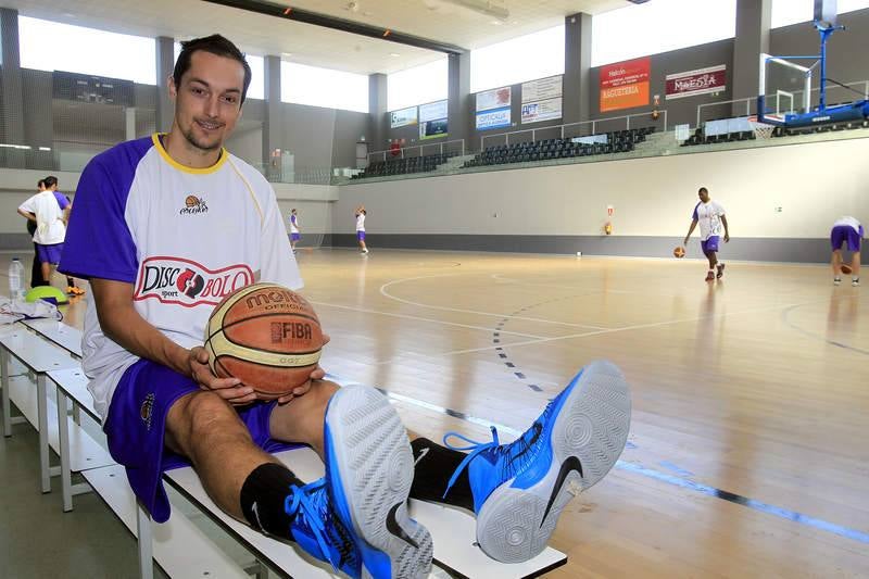 Primer entrenamiento del Baloncesto Palencia de la temporada 2014-2015