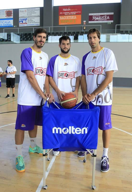 Primer entrenamiento del Baloncesto Palencia de la temporada 2014-2015