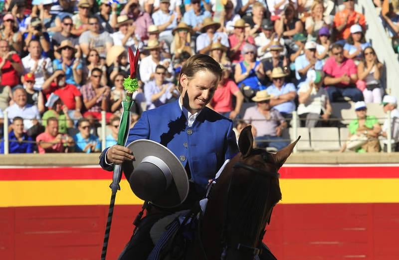 Corrida de rejones en la feria de San Antolín de Palencia