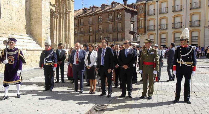 Misa en honor a San Antolín en las fiestas de Palencia