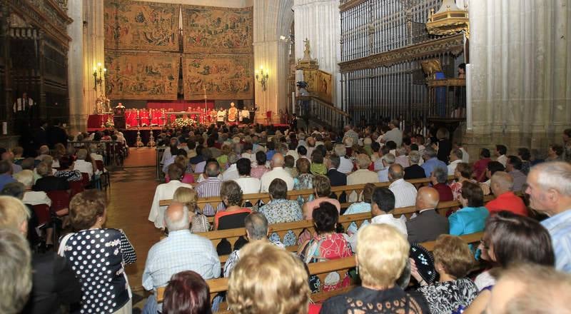 Misa en honor a San Antolín en las fiestas de Palencia