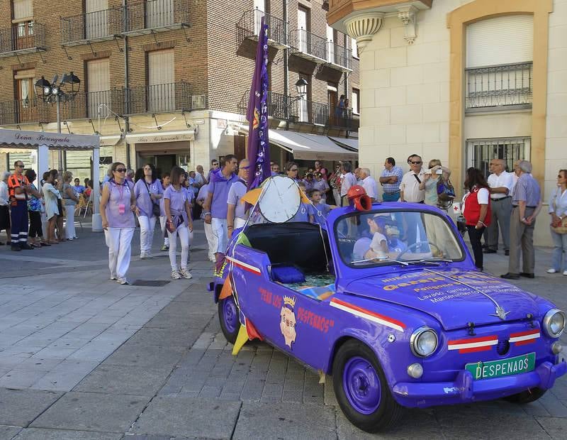 Las peñas palentinas animan el día del patrón, San Antolín