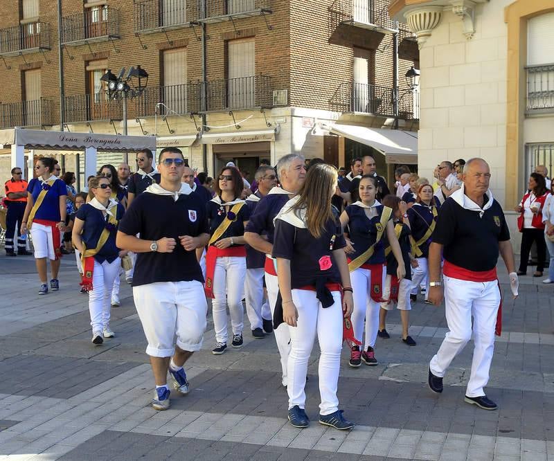 Las peñas palentinas animan el día del patrón, San Antolín