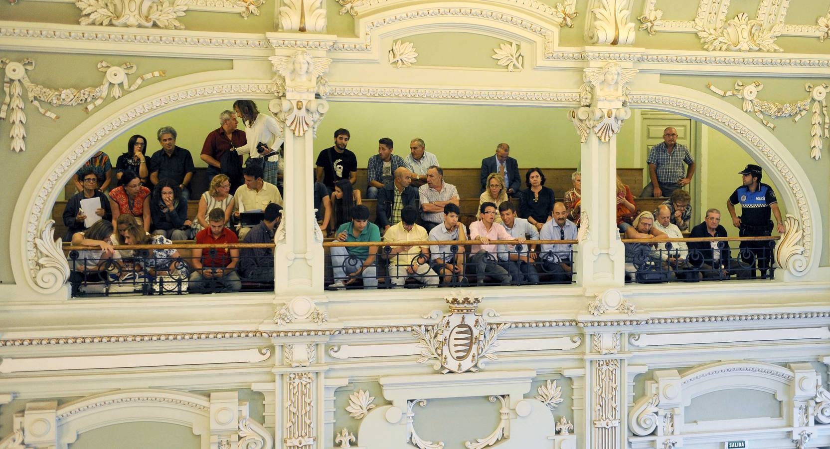 Primer pleno del alcalde de Valladolid tras las polémicas &#039;declaraciones del ascensor&#039;