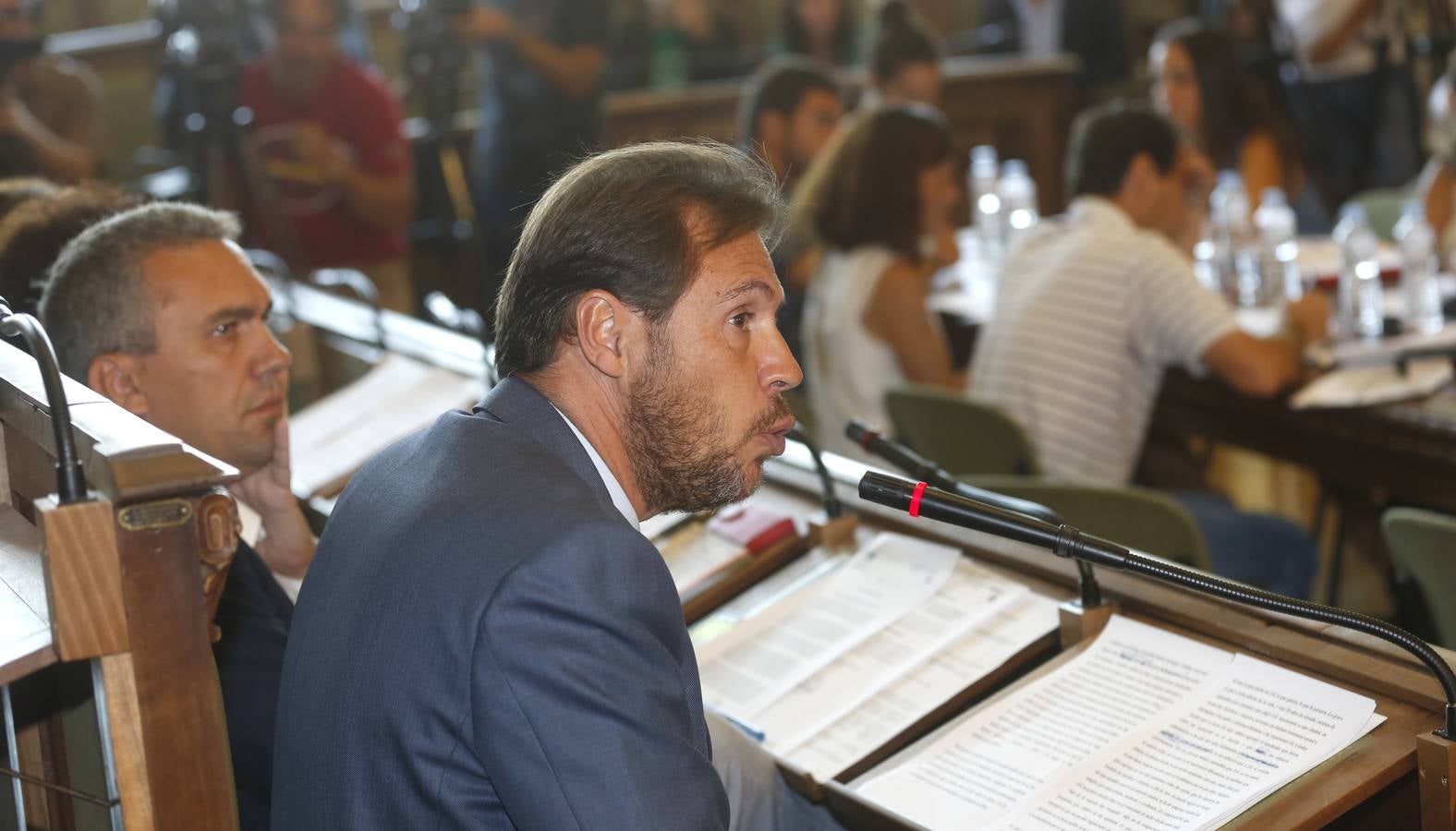 Primer pleno del alcalde de Valladolid tras las polémicas &#039;declaraciones del ascensor&#039;