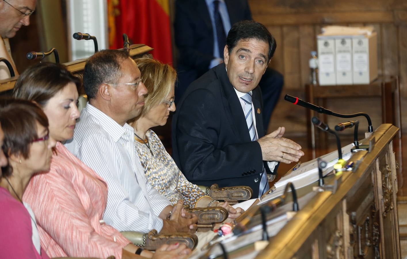 Primer pleno del alcalde de Valladolid tras las polémicas &#039;declaraciones del ascensor&#039;