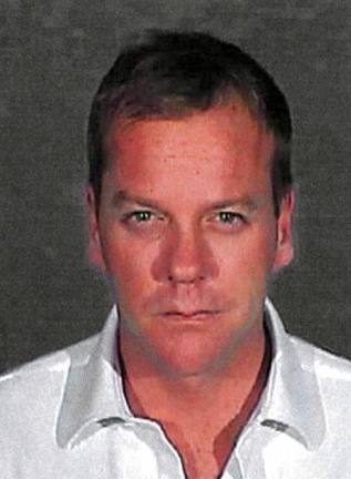 Keifer Sutherland. Arrestado por conducir afectado por sustancias, en 2007.