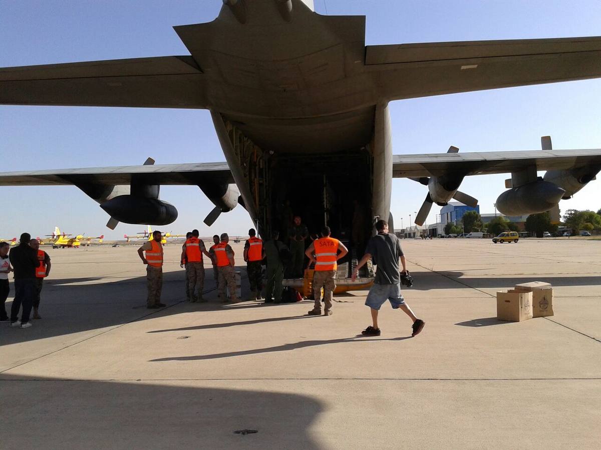 Militares españoles parten desde Torrejón de Ardoz hacia el Líbano