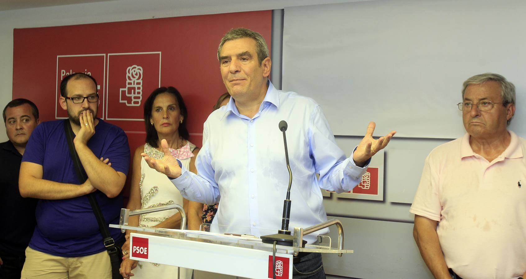 Julio Villarrubia presenta su candidatura a la Secretaría General del PSOE de Castilla y León en Palencia