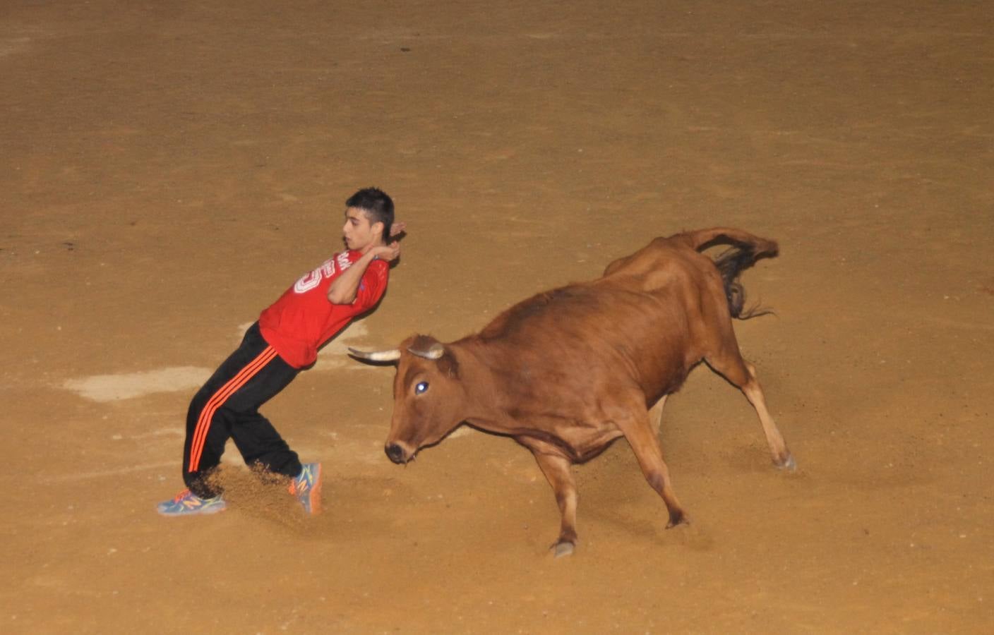 Primer encierro de las fiestas de Simancas. Valladolid