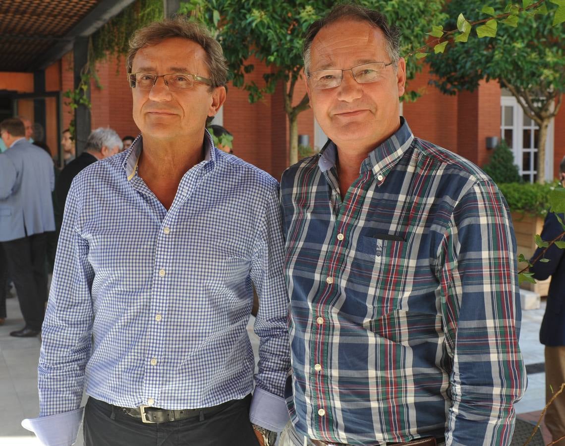 José Luis Almudí y José Antonio Otero, del Colegio de Médicos de Valladolid.