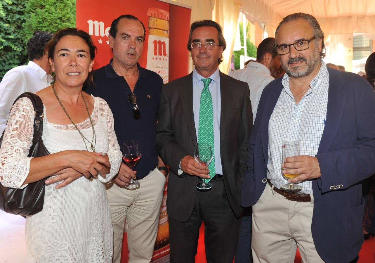 Olga Lozano, Julio César Moraga, Ignacio Rincón y José Julio Garrán, del Banco Santander.