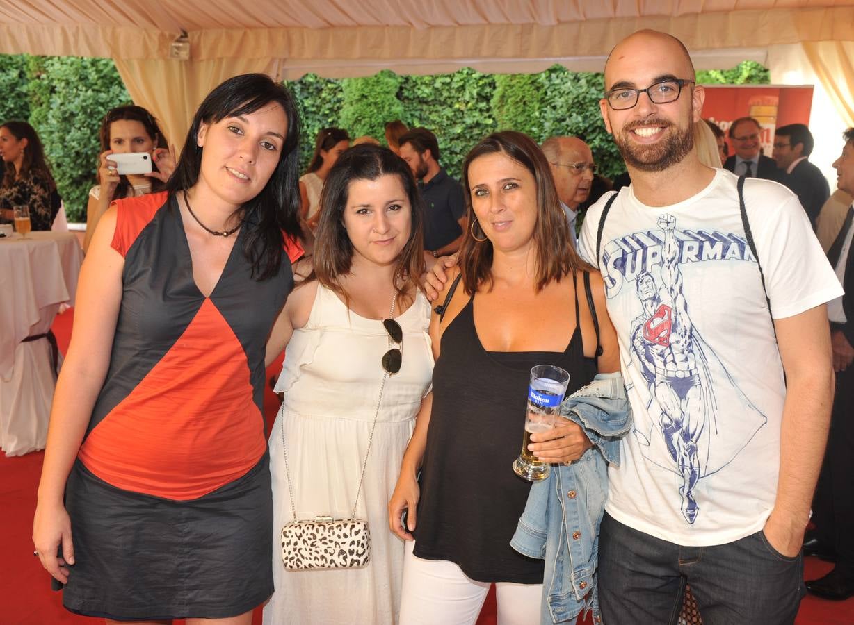 Laura Cantalapiedra, Marta Merino, Cristina González y Cristian Pascual.