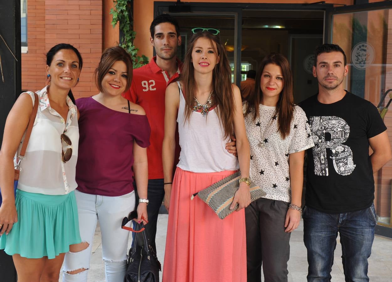 Sheila Martín (Oferplan de El Norte), Silvia Rodríguez, Borja Álvarez, Carmen Domínguez (Peluquería Xhante), Sonia de la Fuente y Juan Muñoz.