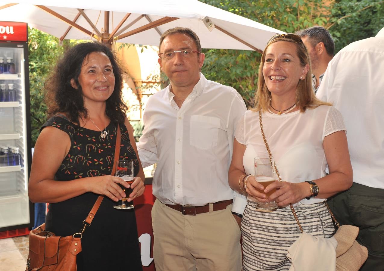 Esther Arcos (Ibermutuamur), Alberto Guerra (Grupo BLC) y Yolanda Solla, de El Norte de Castilla.