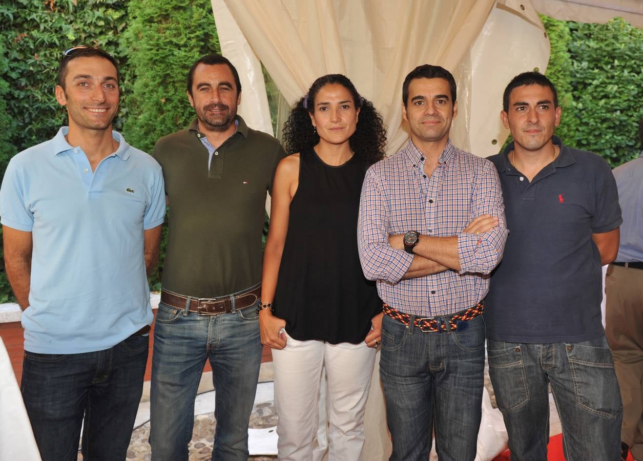 Parte del equipo de Brico Depot. Roberto López, Jaime Riera, Nuria Martín, Enrique Benito y David Rodríguez.