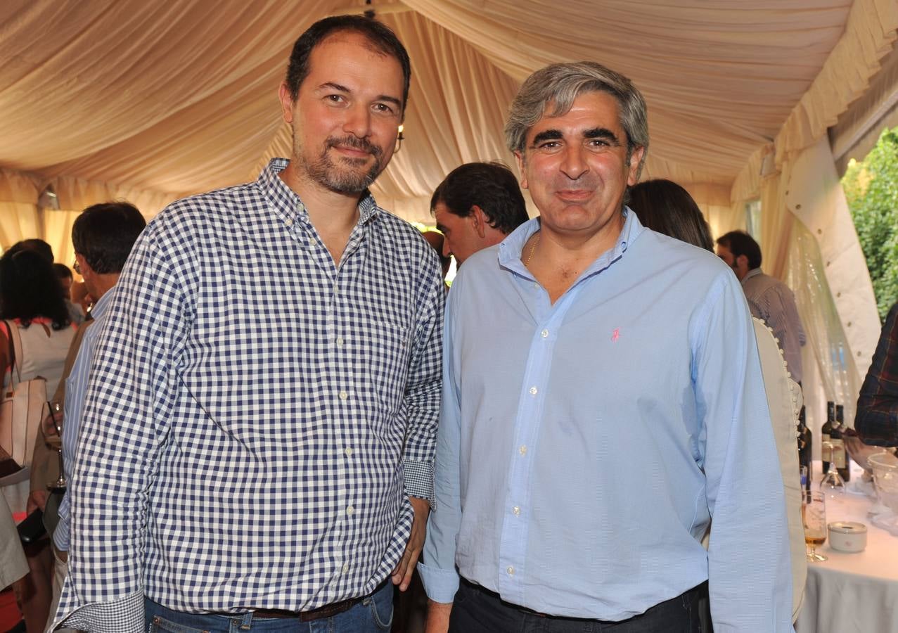 Alejandro García Pellitero (Avadeco) y Valentín López (Colegio Mayor Peñafiel)