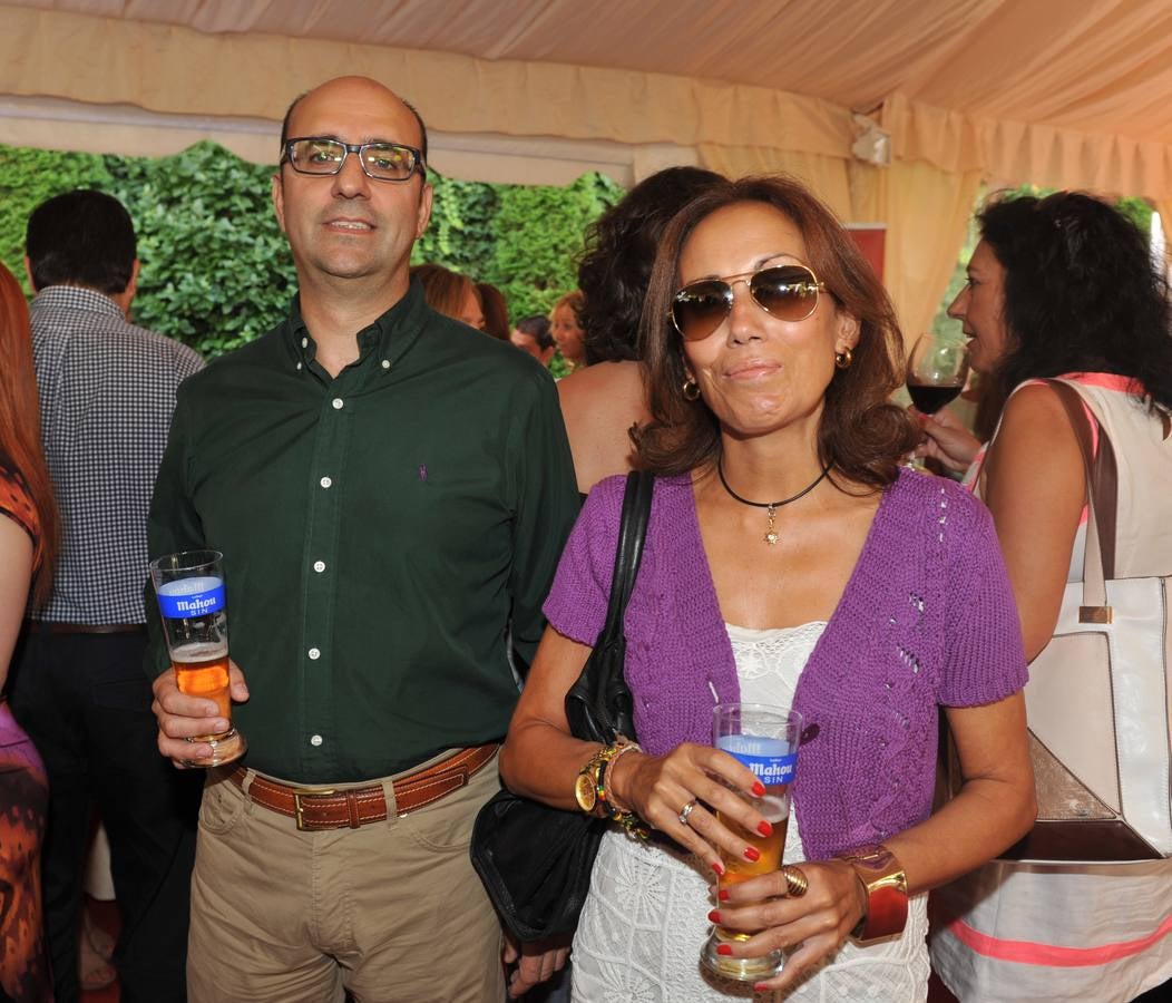 El juez César Gil Margareto y Pilar Arias.