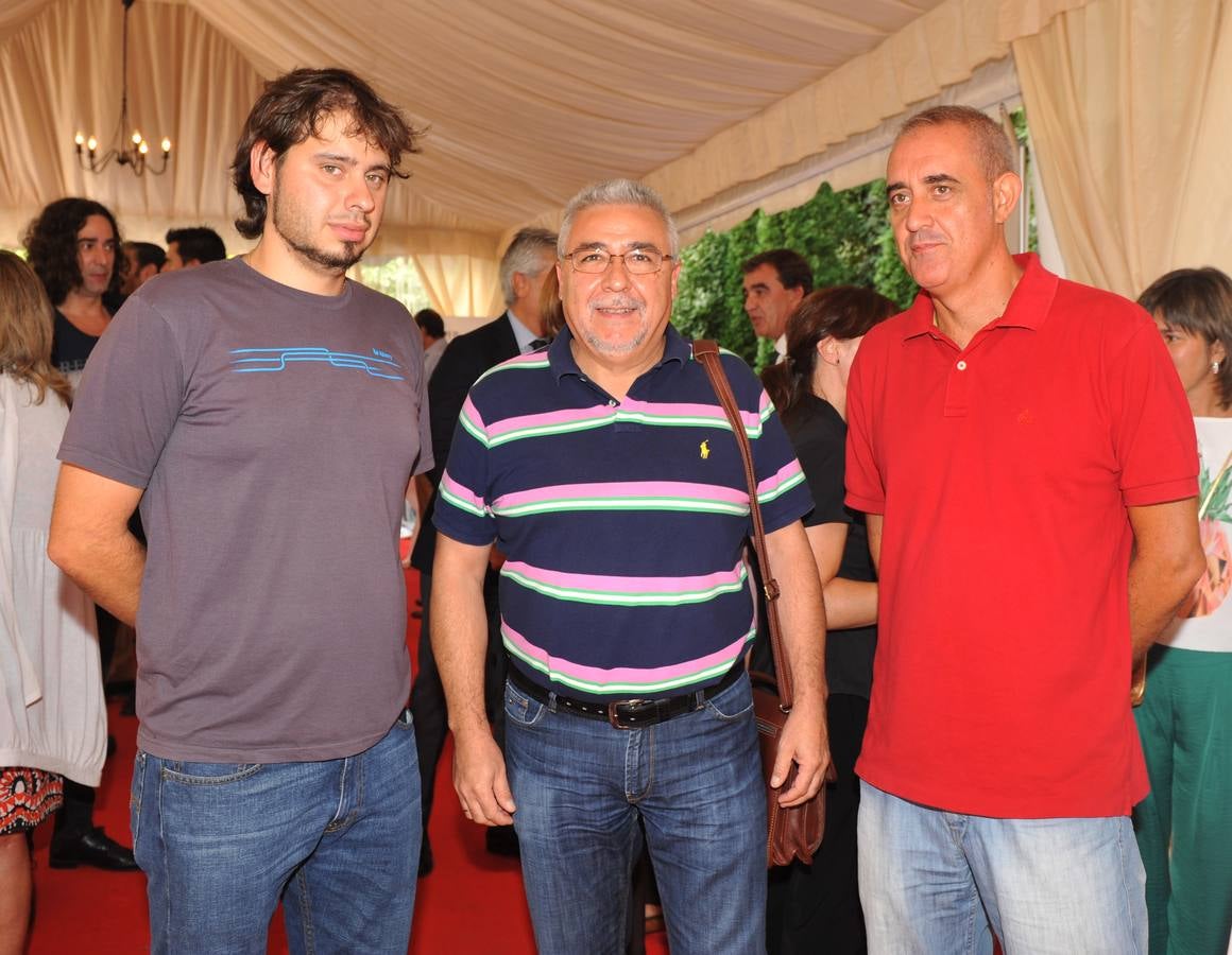 Sergio Díez, Pablo Vicente y Jesús Marina, de la Federación de Sanidad de Comisiones Obreras.