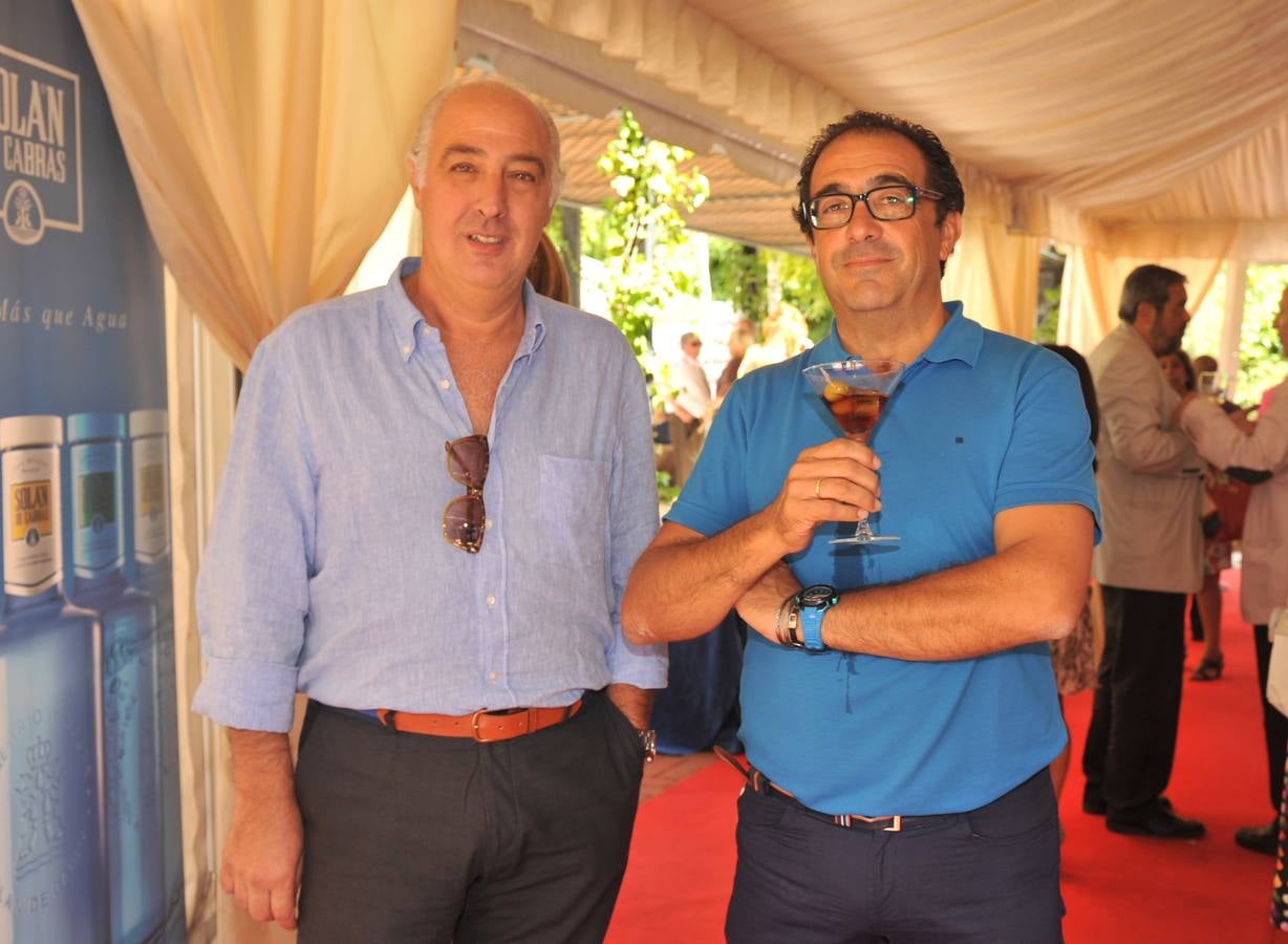 El diseñador de interiores Martín de Hoyos y José Librero.